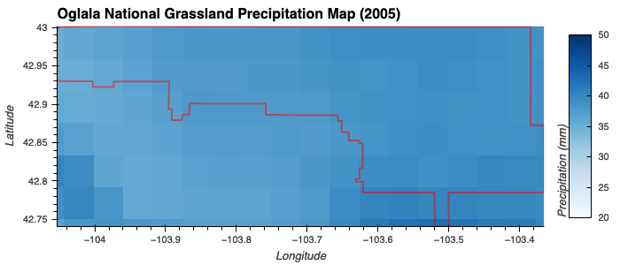 Oglala National Grassland Precipitation